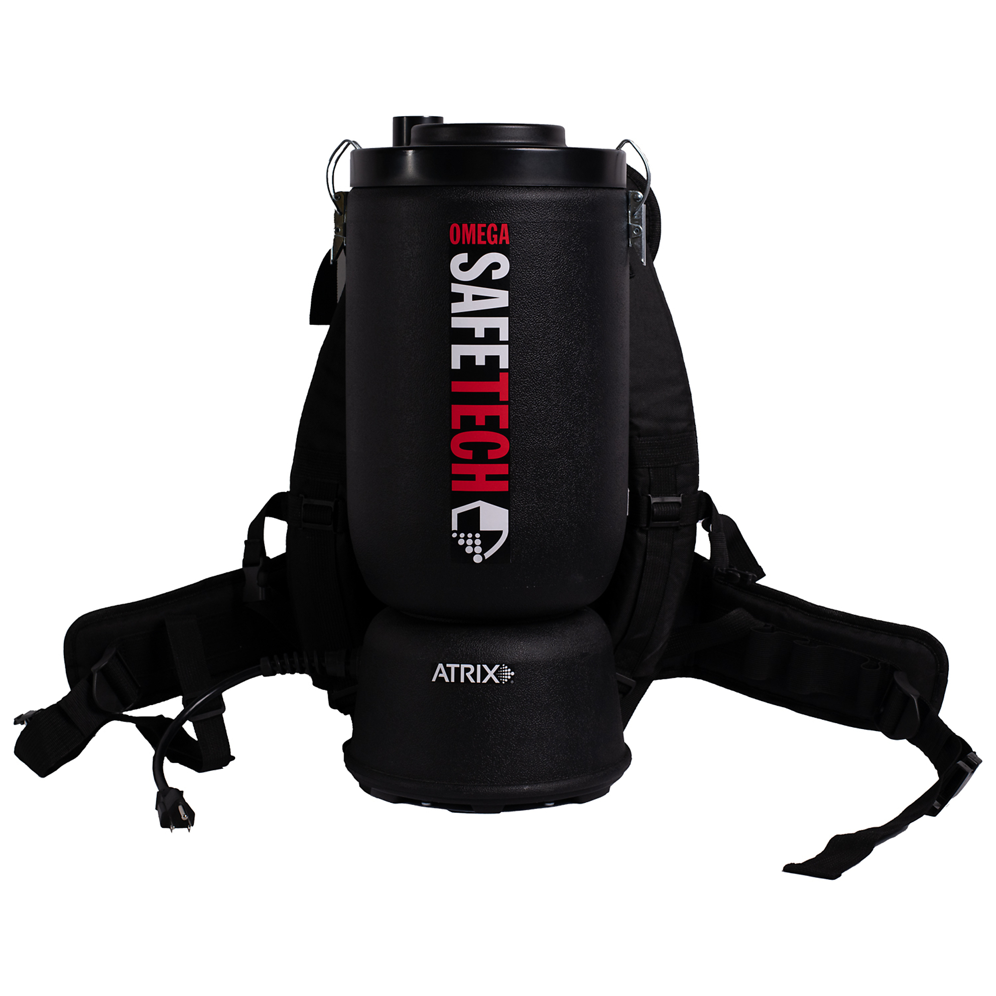 Atrix, Omega SafeTech HEPA Backpack Vacuum, Capacity 1 Gal, Model# VACOSTBV